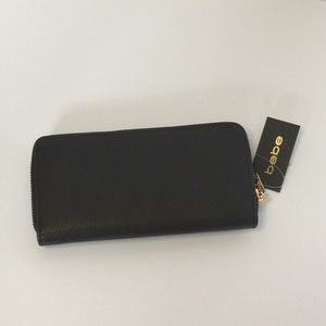 bebe Bags - Bebe Rhinestone Zip Around Wallet bebe Bags - Bebe Rhinestone Zip Around Wallet